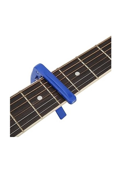 Kelepçeli Abs - Kabuk - String -Enstrüman 6 Tel Kelepçesi 0 Tuning Aksesuarı Springlight Pembe Yaylı Akustik ve Elektro Gitar Çalmak Için (Koyu Mavi) fırsatları