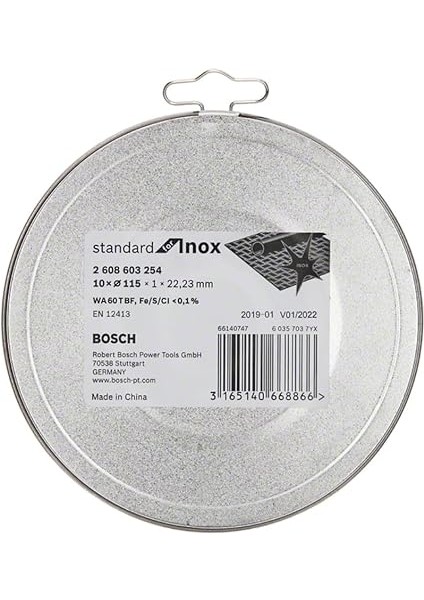 Professional Kesme Diski Düz Standart Inox Rapido Için, 2608603254 fırsatları