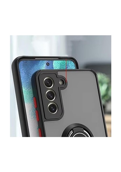 Samsung Galaxy A35 ile Uyumlu Kılıf Thunder Hux Yüzüklü Kapak Şık ve Dekoratif Model Stand Olabilen 360° Dönebilen Yüzük Aparatı ve Kamera Korumalı Yükseltilmiş Thunder Hux Kapak fırsatları