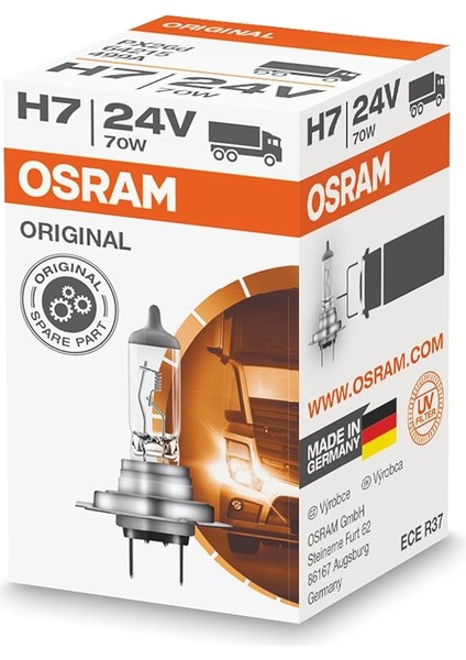 Ampul H7 24V 70W 64215