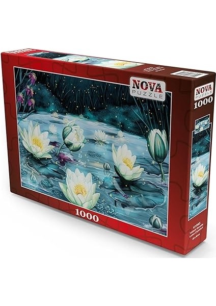 Puzzle 1000 Parça Yıldızlı Gecede Lotus Çiçekleri fiyatları