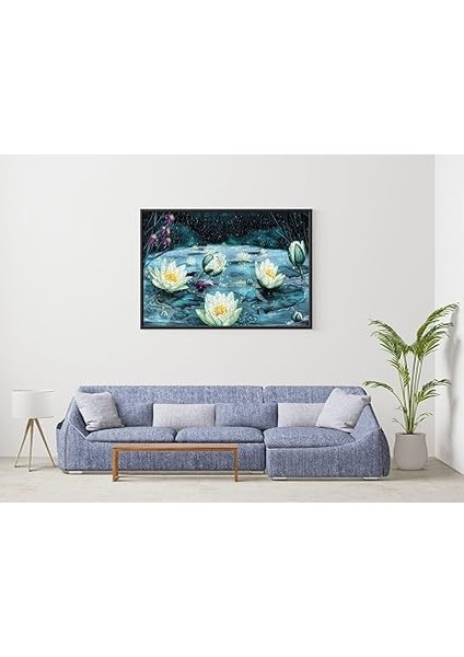 Puzzle 1000 Parça Yıldızlı Gecede Lotus Çiçekleri fırsatları