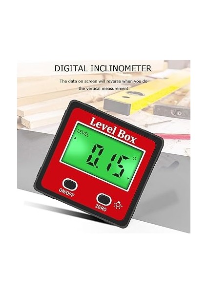 Dijital LCD Açı Ölçer, Eğim Ölçer, Mini Açı Arayıcı, Manyetik Ayaklı, Su Geçirmez Dijital Açı Ölçer, 0-360° Açı Ölçer fiyatları