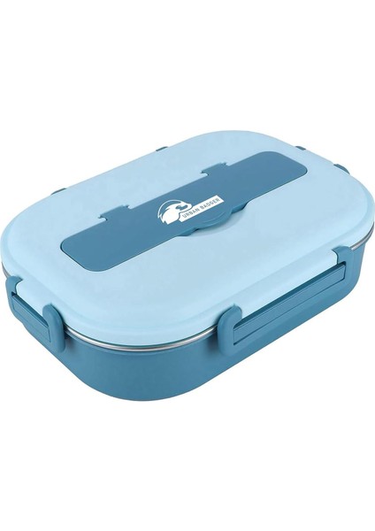 Badger 304 Paslanmaz Çelik Mavi Lunchbox 1000 ml ve 1 Adet Çelik Kaşık, Dayanıklı Kamp Ekipmanları, Kamp Aksesuarları, Açık Hava Sporları, Doğa Sporları, Yürüyüş, Kamp Mutfağı, Kamp Malzemeleri