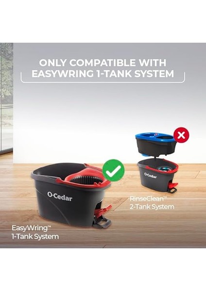 Easywring Mikrofiber Döner Paspas Mop Yedek Başlık (4 Adet) fiyatları