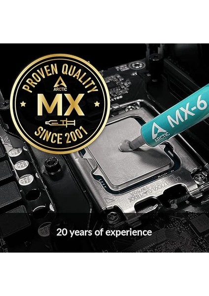 Mx-6 (8 G) – Ultimate Performance Isı Iletken Macun, Cpu, Konsol, Grafik Kartları, Dizüstü Bilgisayarlar Için, Çok Yüksek Isı Iletkenliği, Uzun Dayanıklılık, Iletken Değildir, Kapasitif indirimleri