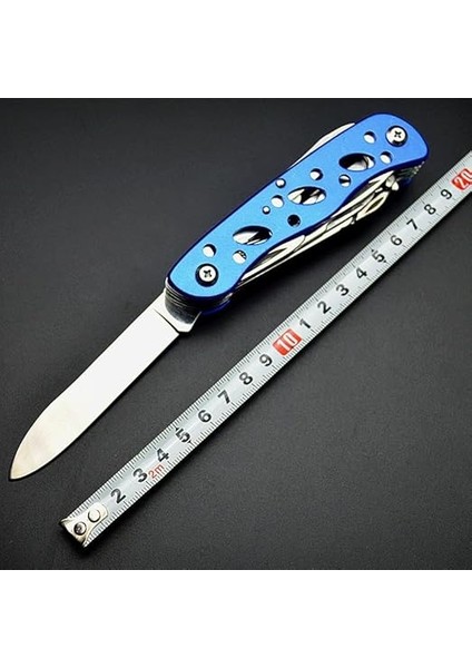 Çok Amaçlı Isveç Outdoor Kamp Çakısı 111MM Büyük Boy - Paslanmaz Çelik Mavi indirimleri