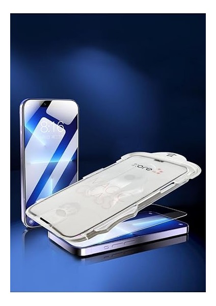 iPhone 13 Ile Uyumlu Zore Kolay Uygulama Aparatlı 5d Magic Glass Cam Ekran Koruyucu fırsatları