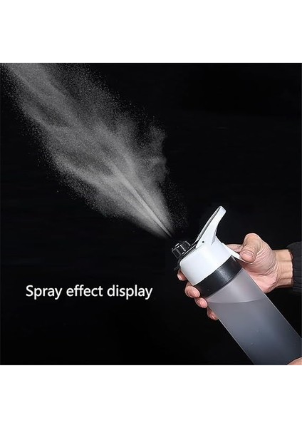 Sprey Su Şişesi, Sızdırmaz 650ML Spor Şişesi, Bpa Içermeyen Spor Su Şişeleri, Sis Sprey Su Şişesi, Fitness, Kamp, Doğa Sporları Için Taşınabilir Su Şişesi (Siyah) modelleri