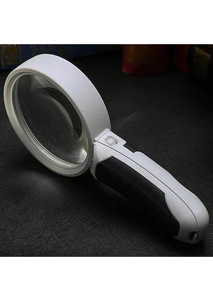 5x Optik Büyüteç LED Işık Aydınlatma Çift Katmanlı 80MM Lens Çapı fiyatları