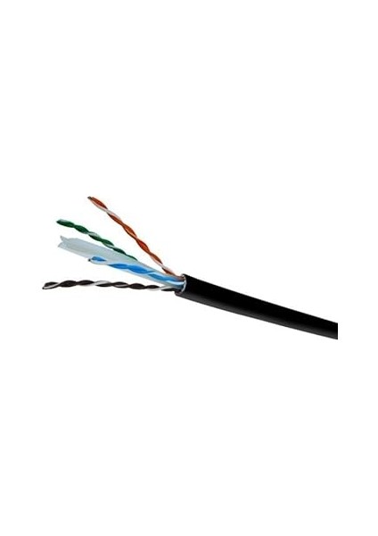 Metre Dış Cephe Cat6 Kablo 50 Metre Siyah Ethernet Kablosu Dış Ortam modelleri