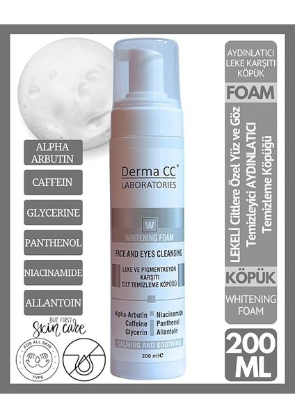 cc Laboratorıes Yüz Temizleme Köpüğü Lekeli Cilt, 200 Mililitre modelleri