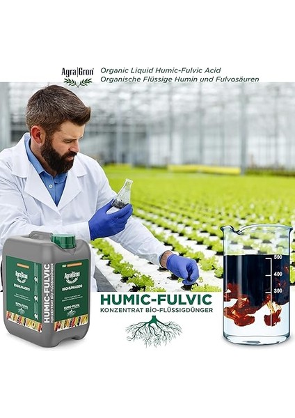 Biohumagro Humik Fülvik Leonardit Menşeli Alman Lisanslı Organik Toprak Düzenleyici Gübre 20 Lt modelleri