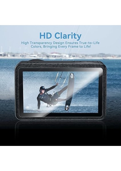 Osmo Action 5 Pro Kırılmaz Ekran Koruyucu (Tempered Glass) | Osmo Action 3/4/5 Pro Uyumlu fırsatları