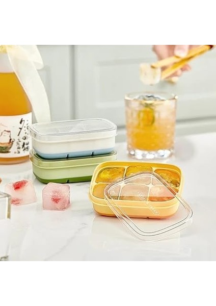 Home 6 Gözlü Basparmak Mini Buz Kalıbı,silikon Mini Buzluk,sunum ve Buz Yapımı Için Kalıp (2 Adet) indirimleri