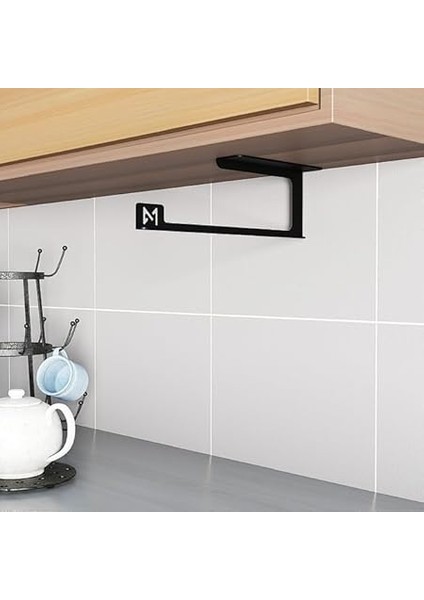 1.5mm Seyyar Gezen Rulo Tutucu Kağıt Havlu Rulo Tutucu,mutfak Rulosu Askısı, Mutfak Kağıt Rafı,kağıt Havluluk, Peçete Saklama Rafı, Dolap Altı,yanı indirimleri