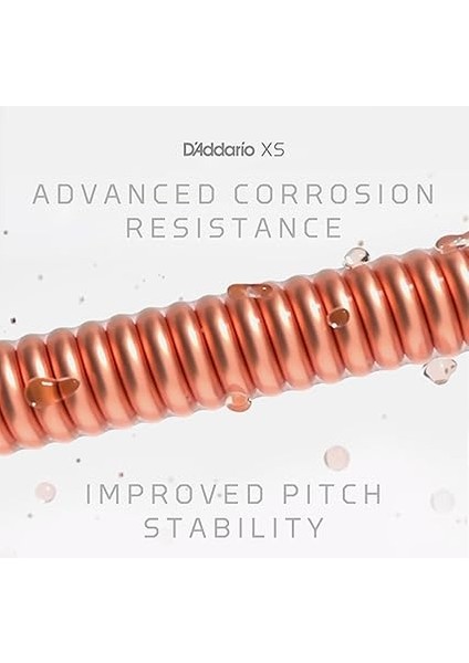 Gitar Telleri - Xs Fosfor Bronz Kaplamalı Akustik Gitar Telleri - XSAPB1047 - Tuning Stabilitesi ile Daha Fazla Kopma Mukavemeti - 6 Telli Gitar Için - 10-47 Ekstra Hafif fırsatları