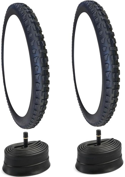 Jant Bisiklet Ön - Arka Iç ve Dış Lastik Seti (24X 1.95) Ekonomik Seri