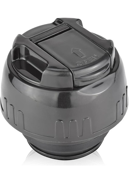 Termos Kapağı Termo Kapak - Mermi Şişesi Kapağı Termo Kapaklar - Seyahat Kupası Aksesuarları (Siyah, 750ML)