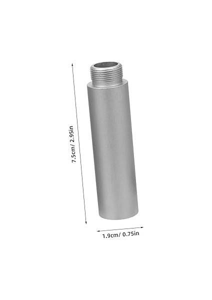 1 Takım Mikrofon Aksesuarı Mikrofon Kolu Standı Uzatma Tüpü Kol Standı Için Uzatma Çubuğu Bom Kolu Mikrofon Standı Uzatması Stand Uzatıcılar Silver Alüminyum Alaşım fiyatları