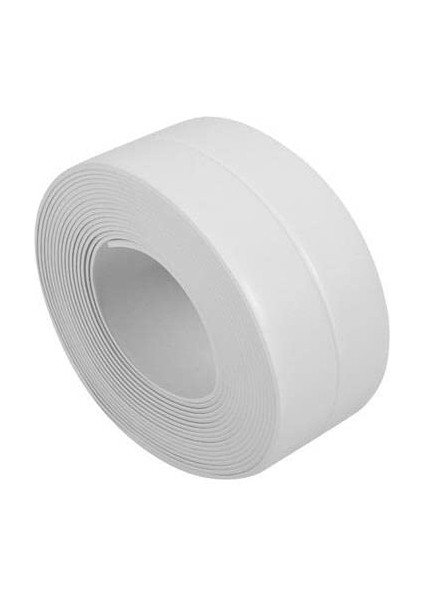 Metre 38 mm Su Sızdırmaz Bant Nem Küf Önleyici Lavabo Evye Küvet Kenar Bandı