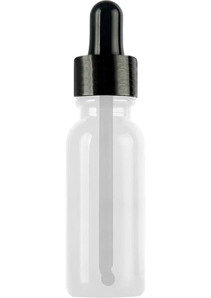 20 ml Metal Kapaklı Damlalık Dropper Şişesi Serum 20 cc Cam Şişe 6 Adet (Siyah Kapak, Şeffaf) fırsatları