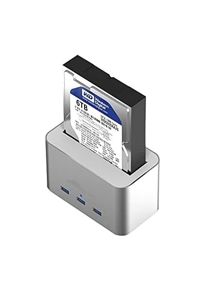 Alüminyum Usb3.0 3.5-2.5 HDD Sata 3 Port USB Hub Dock Istasyonu fiyatları