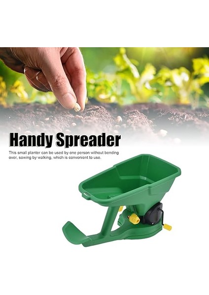 Elle Çalışan Yayıcı, Kullanışlı Serpme Makinesi, Bahçıvan El Tipi Tohum Serpme Makinesi 1,5 L 5 Vitesli Enerji Tasarruflu Taşınabilir Serpme Makinesi, Bahçeler, Çimler, Küçük Çiftlikler Için fiyatları