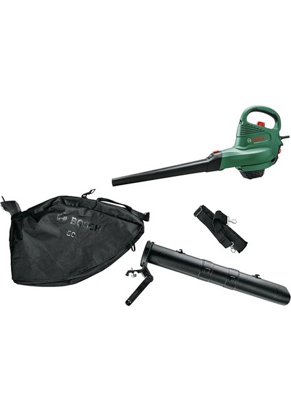 Home And Garden Elektrikli Yaprak Üfleme ve Toplama Makinesi Universalgardentidy 3000 (3000 W, 50 L Toplama Torbası, Değişken Hız, Yaprakları Üfleme, Toplama ve Öğütme Içindir)