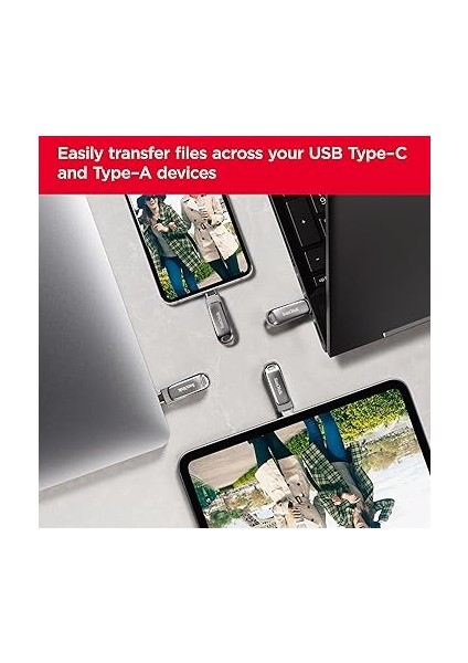 32GB Ultra Çift Sürücü Lüks USB Tip-C - SDDDC4-032G-GAM46 modelleri