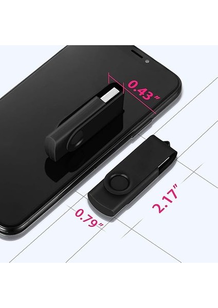 10'lu Paket 16 GB Memory Stick, USB 2.0 Döner Thumb Drive, Flash Drive Veri Depolama (10 x 16 GB Çoklu Renkte) modelleri