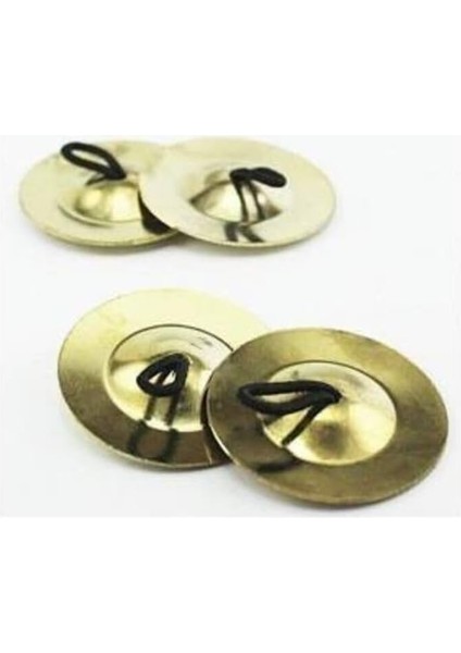 Süs Dünyası 2 Çift Tarkan Zili - El Zili - 23 Nisan Zili - Kına Gecesi Zili - Dansöz Zili (4 Parça)