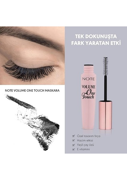 Volume One Touch Tek Tek Ayırma ve Hacim Etkili Maskara fiyatları
