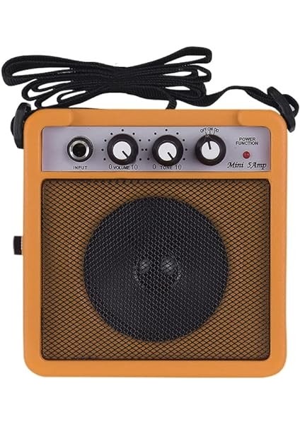 5W Mini Gitar Amfisi Amp Hoparlörü, 3,5 mm ve 6,35 mm Girişli 1/4 Inç Çıkış, Ses Tonu Ayarını Overdrive'ı Destekler fiyatları