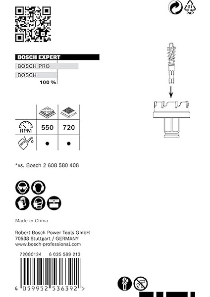 Professional 1x Expert Sheet Metal Delik Açma Testeresi (Paslanmaz Çelik Saclar, Ø 22 Mm, Aksesuar Darbeli Matkap/vidalama) fırsatları