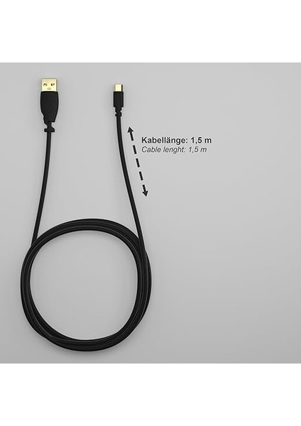 – Mikro USB Kablosu – 1,5m (Usb 2.0, Şarj, Veri Kablosu, Siyah) fiyatları