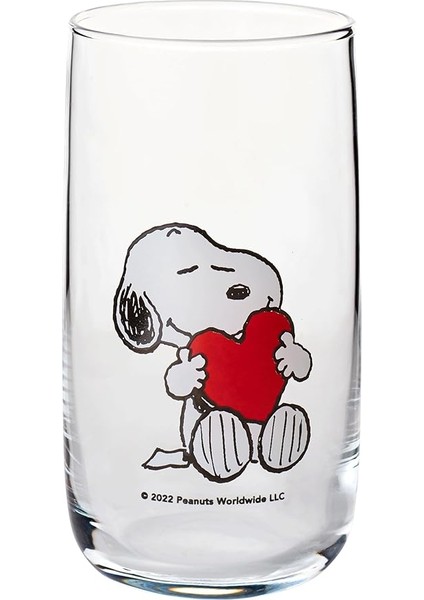Dükkan Cam Bardak (365 Cc) - Snoppy Kalp