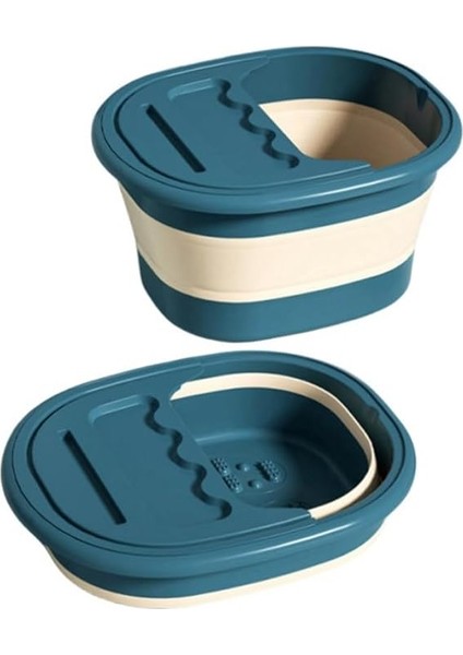 Katlanabilir Ayak Banyosu, Uyumaya Yardımcı Olmak Için Ayak Masajlı Ayak Banyosu, Ayak Spa, Ayak Daldırma Küveti Yatıştırıcı Yeşil Çok Fonksiyonlu indirimleri