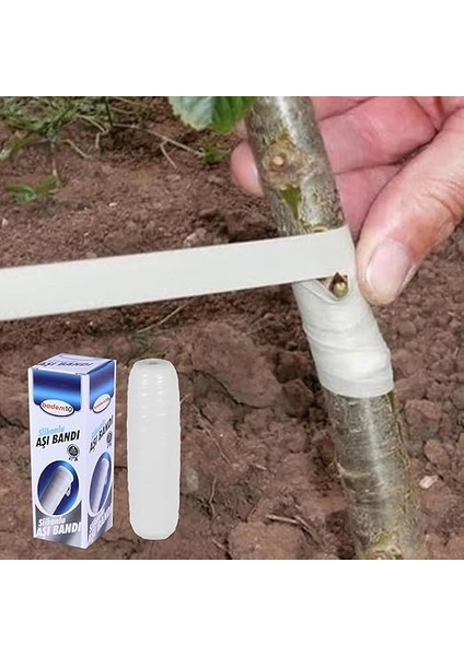 Ağaç Meyve Aşı Bandı Aşılama Bağı Fidan Bant 170 Gram 3 Adet modelleri