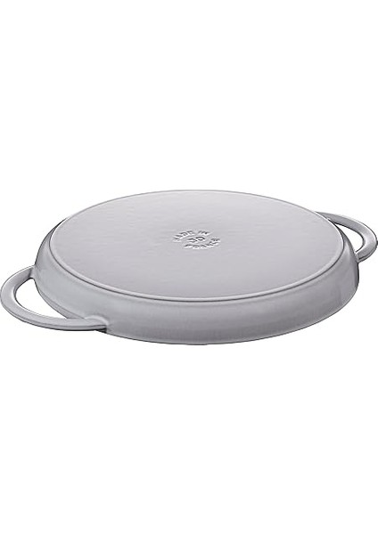 Grill Pans Çift Kulplu Döküm Izgara Tava, Gri fiyatları