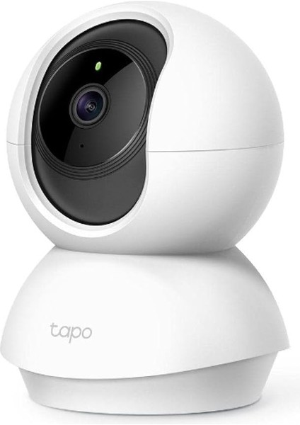 Tp-Link C210, 2k 3mp, Hareket Tespit ve Takibi, 360°, 9m Gece Görüşü, Çift Yönlü Sesli Iletişim, Sesli Alarm, Bulut/yerel Depolama, Bebek Ağlaması Tespiti, Iç Mekan Wi-Fi Güvenlik Kamerası