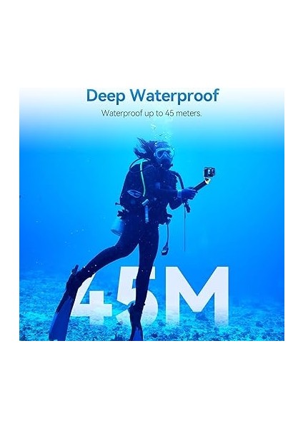 Su Geçirmez Kılıf INSTA360 Ace Pro Sualtı Dalış Durumda Konut Kabuk Destekler 45 M/148FT Derin Dalış Tüplü Şnorkel Braketi ile Vida modelleri