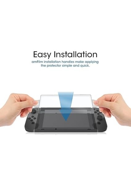 Products Ekran Koruyucu (2 Paket) Nintendo Switch ile Çalışır - Şalter Için Temperli Cam Ekran Koruyucu Kapak Aksesuarı, 9h Sertlik, Çizilmez, Premium Berraklık, Kabarcıksız Kurulum modelleri