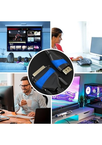 – Hdmı-Dvı Adaptör Kablosu – 3m (Çift Yön, Dvı-D 24+1/yüksek Hızlı HDMI Kablosu, 1080P/FULL Hd, Dijital Video, HDMI Cihazını DVI Monitöre (Veya Tersi) Bağlayabilirsiniz, Siyah) modelleri