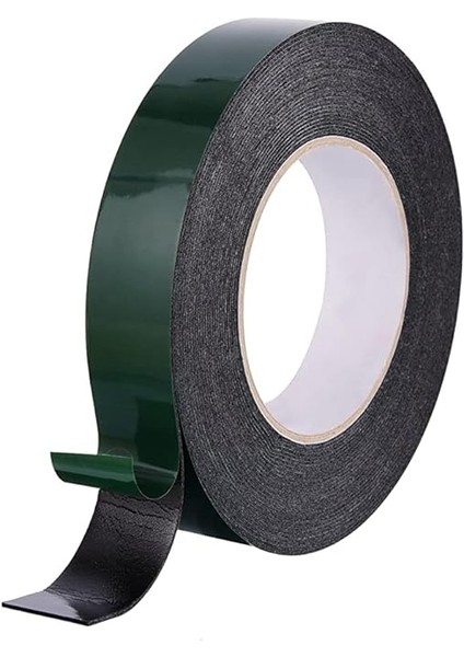 Taraflı Köpük Bant Eva Montaj Bandı Siyah 36 mm x 10 Metre