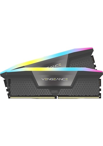 Vengeance Rgb Ddr5 32GB (2X16GB) Ddr5 6400MHZ CL32 Amd Expo Intel Xmp Icue Uyumlu Bilgisayar Belleği - Gri (CMH32GX5M2B6400Z32)