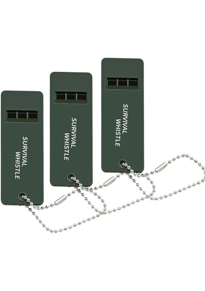 3 Paket, Üç Frekanslı Yarışma Düdüğü Açık Hava Hayatta Kalma Düdüğü Ilk Yardım Düdük Yüksek Seviyeli Yüksek Frekanslı Deprem Giderme