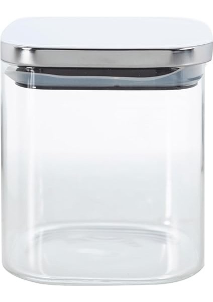 450ML Sızdırmaz Vakumlu Metal Kapaklı Borosilikat Cam Kavanoz – Hava Geçirmez &amp; Dayanıklı Gıda Saklama Kabı (10CM x 10CM) fırsatları