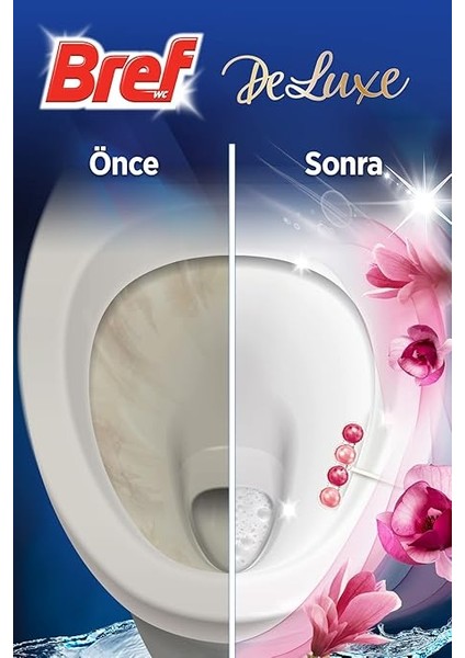 Wc Deluxe Manolya Duo Pack 2'li Premium Klozet Temizleme Topları, 1 x 2 Adet, Manolya 2 modelleri