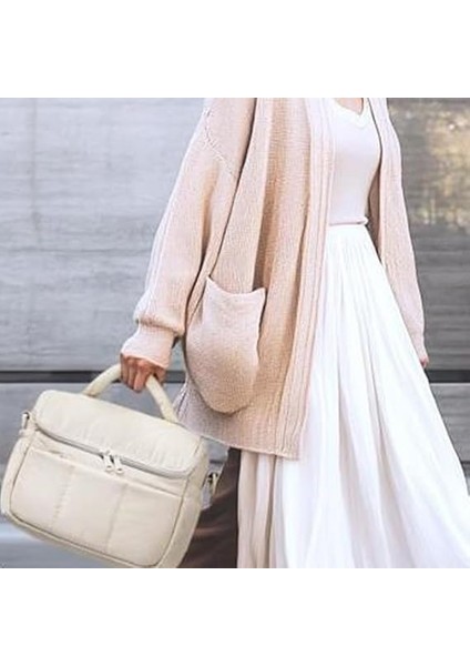 Yalıtımlı Beslenme Çantası, Kadınlar Için, Piknik, Crossbody Yemek Kutusu, Sızdırmaz, Iş Için (Bej) fırsatları